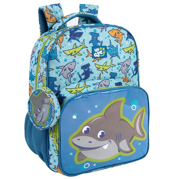 Kids' Up We Go Backpack With Coin Purse - Shark