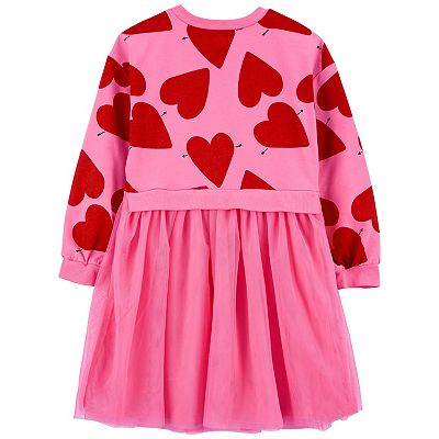 Heart Valentines long sleeve offers dress