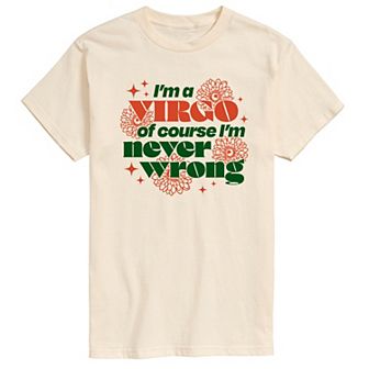 Men's Virgo Never Wrong Graphic Tee