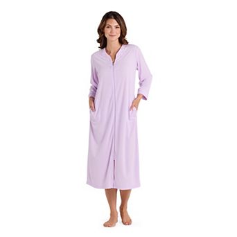 Petite Miss Elaine Essentials Terry Long Zip Robe