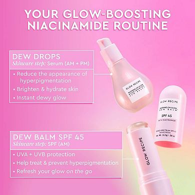 Watermelon Glow Niacinamide Dew Balm Face Sunscreen Stick- SPF 45