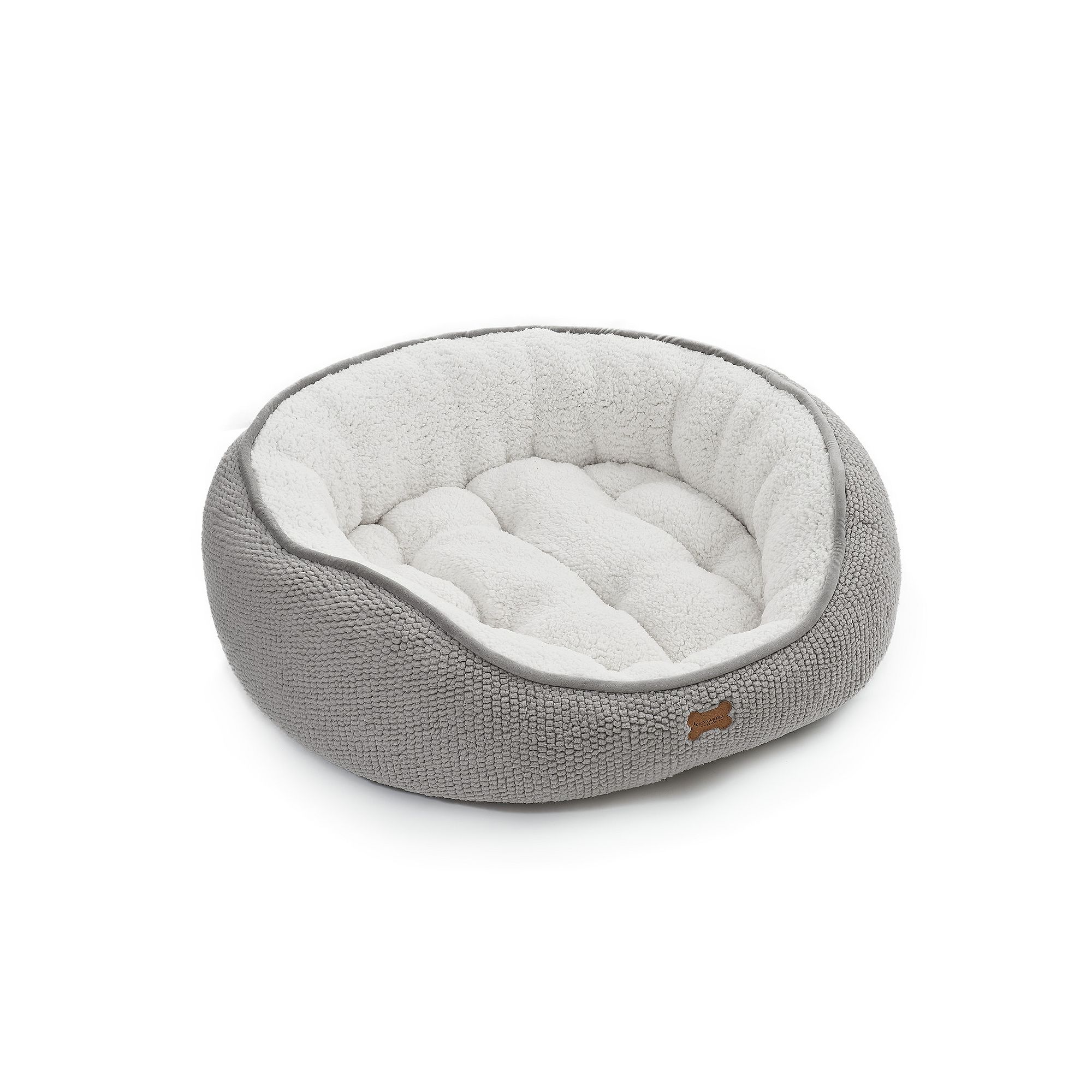 Koolaburra by UGG Jeff Pet Bed, Silver