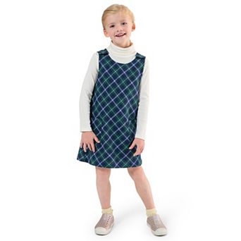 Toddler & Girls 4-6 Draper James 3 pc Blue Dress, Shirt, and Scrunchie Set