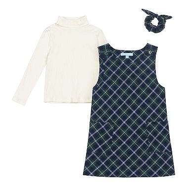 Toddler & Girls 4-6 Draper James 3-pc. Blue Dress, Shirt, and Scrunchie Set