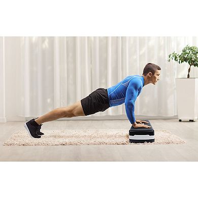 Holahatha Aerobic Step Platform Exercise Fitness Equipment W/ Adjustable Height
