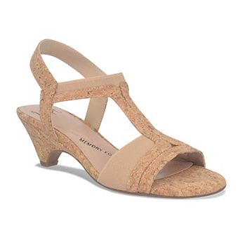 Impo Eara Women's Stretch Dress Memory Foam Sandals