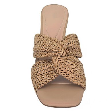 Impo® Nikka Women's Raffia Memory Foam Dress Sandals