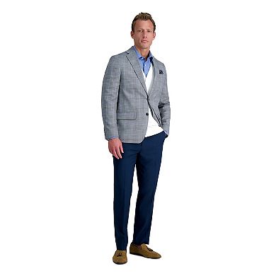 Men's Haggar® Slub Windowpane Slim-Fit Sport Coat