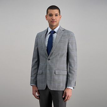 Men's Haggar® Slub Windowpane Slim-Fit Sport Coat