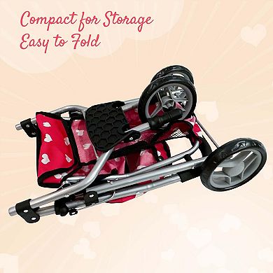 The New York Doll Collection Baby Doll Stroller - Jogging Toy Stroller