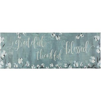 20" X 55" Anti-fatigue Kitchen Runner Mat (grateful Thankful Blessed)