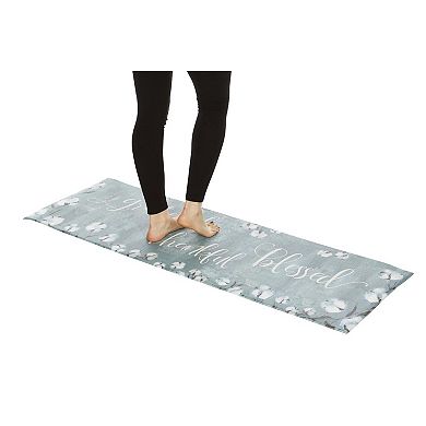 20" X 55" Anti-fatigue Kitchen Runner Mat (grateful Thankful Blessed)