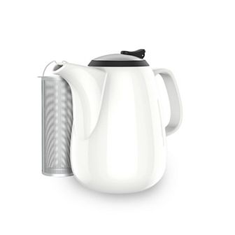 Verre Collection Premium Pink Teapot - Large Teapot With Strainer - 47 Oz / 1400 Ml