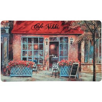 18" X 30" Café Nikki Cushioned Kitchen Floor Mat (2-pack)