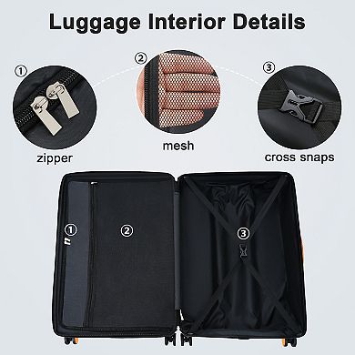 Merax Hardshell Luggage Expandable Spinner Suitcase