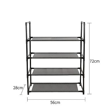 Modern 4 Tier Space Saving Shoe Rack