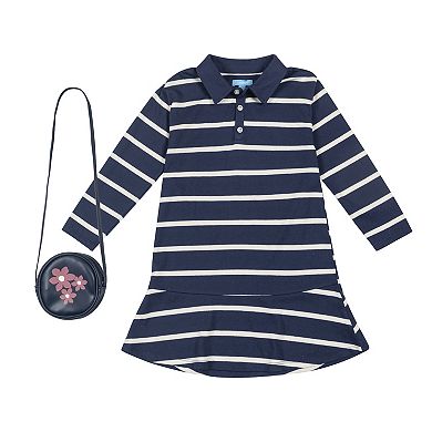 Toddler & Girls 4-6 Draper James 2-pc. Blue Polo Dress and Handbag Set