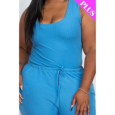 Long sleeve drawstring ruched patchwork jumpsuit