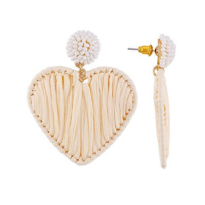 Kohls heart earrings store