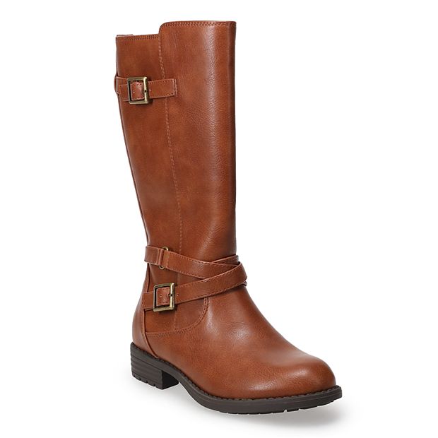 Cognac colored riding boots best sale