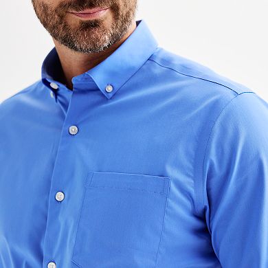 Men's Apt. 9® Wrinkle Free Slim-Fit Button Down Collar Dress Shirt