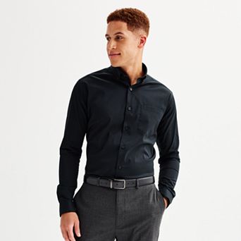 Men's Apt. 9® Wrinkle Free Slim-Fit Button Down Collar Dress Shirt