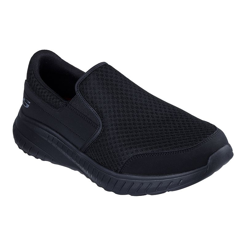Skechers Work Relaxed Fit® Squad Chaos Sr Urgran Men's Shoes, Size: 8, Black