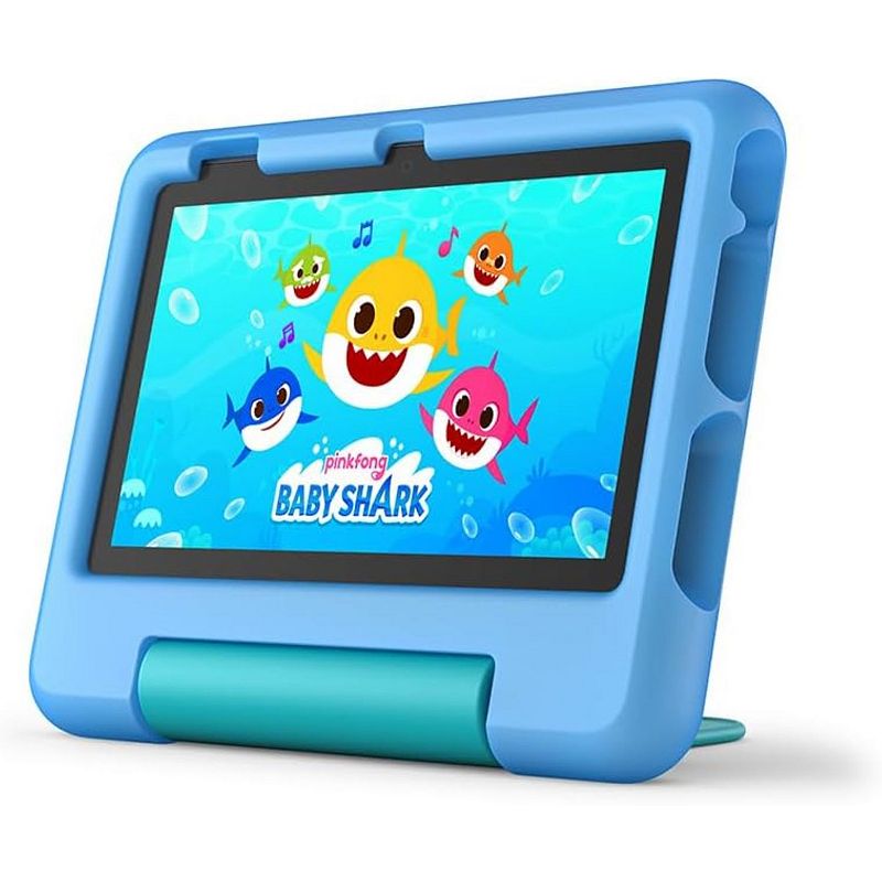 UPC 840268944889 product image for Amazon Fire 7 Kids 16GB Tablet with Kid-Proof Case, Blue | upcitemdb.com