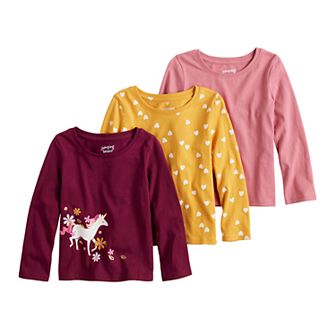 Girls 4-12 Jumping Beans® 3-Pack Long Sleeve Tees