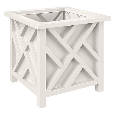 Pure Garden 15.5-in. Lattice Planter Box