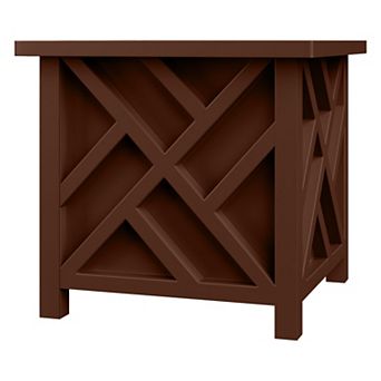 Pure Garden 15.5 in Lattice Planter Box