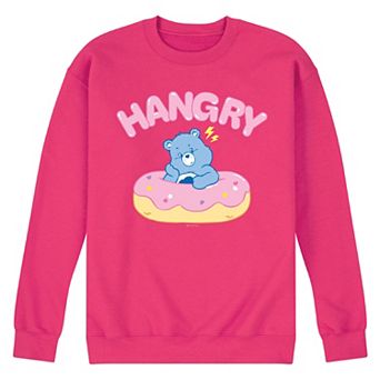Men's Care Bears Hangry With Donut Fleece Sweatshirt
