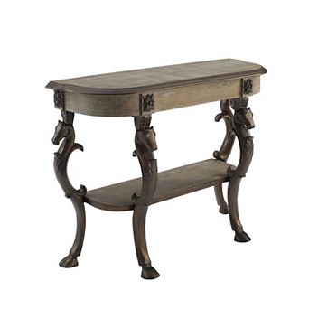 Linon Flicka Console Table With Horse Legs