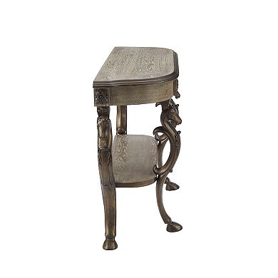 Linon Flicka Console Table With Horse Legs