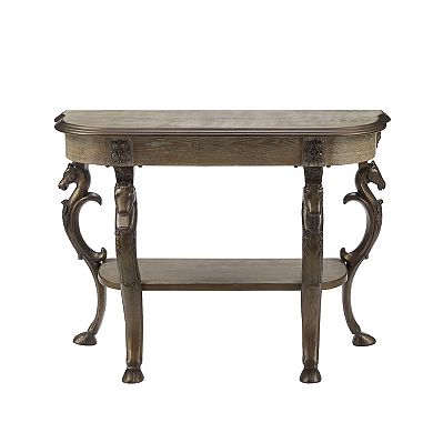 Linon Flicka Console Table With Horse Legs