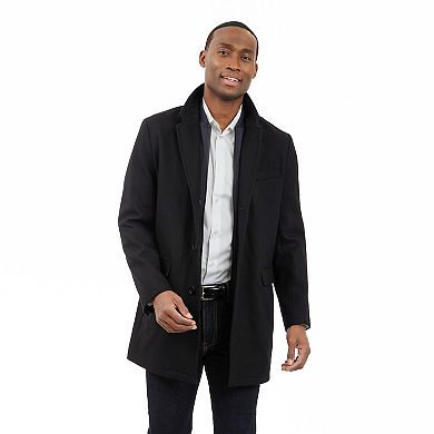 Men's London Fog Wool Blend Car Coat