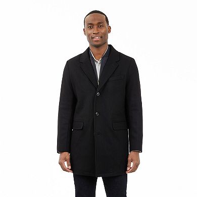 Men's London Fog Wool Blend Car Coat