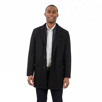 Men's London Fog Wool Blend Car Coat