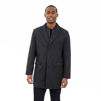Men's London Fog Wool Blend Car Coat