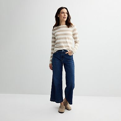 Women's Sonoma Goods For Life® Everyday Long Sleeve Crewneck Tee