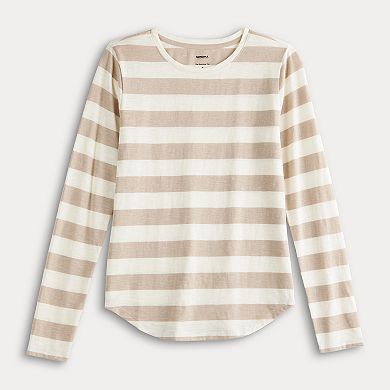 Women's Sonoma Goods For Life® Everyday Long Sleeve Crewneck Tee