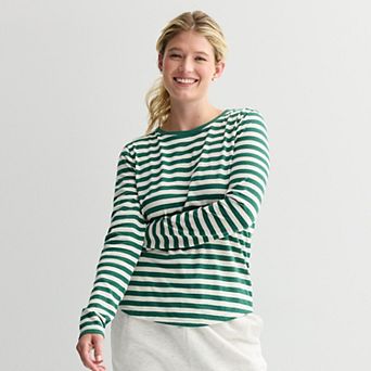 Women's Sonoma Goods For Life® Everyday Long Sleeve Crewneck Tee