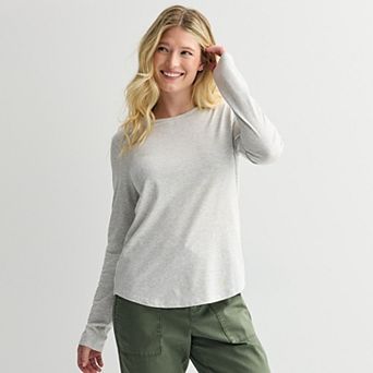 Women's Sonoma Goods For Life® Everyday Long Sleeve Crewneck Tee