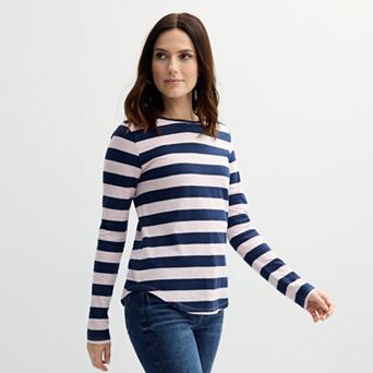 Women's Sonoma Goods For Life® Everyday Long Sleeve Crewneck Tee