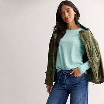 Women's Sonoma Goods For Life® Everyday Long Sleeve Crewneck Tee