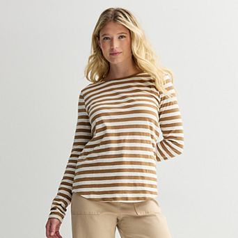 Women's Sonoma Goods For Life® Everyday Long Sleeve Crewneck Tee