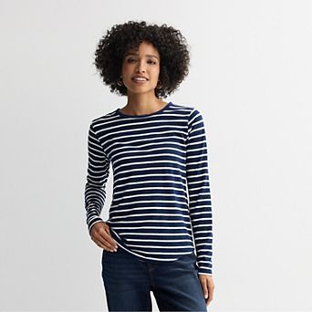 Women's Sonoma Goods For Life® Everyday Long Sleeve Crewneck Tee