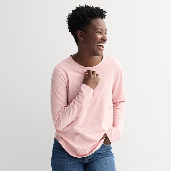 Women's Sonoma Goods For Life® Everyday Long Sleeve Crewneck Tee - Vintage Art (SMALL)