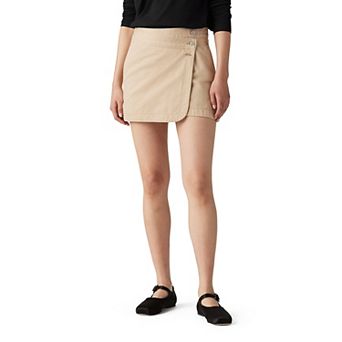 Women's Levi's® Denim Faux-Wrap Mini Skirt