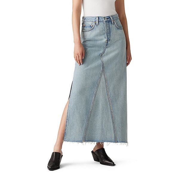 LEVI’S LONG DENIM SKIRT WAIST-34 main image 1